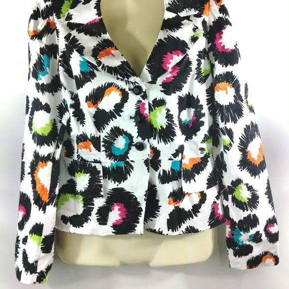 SANDRO Women's blazer jacket multi colored Small - Picture 2 of 7